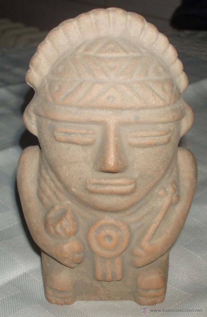 Antig&uuml;edades: figura maya de terracota - Foto 1