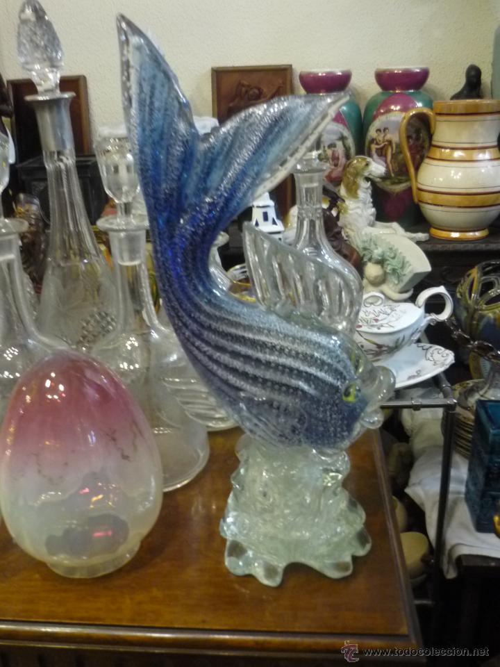 Antig&uuml;edades: Pareja de peces de cristal de Murano - Foto 4