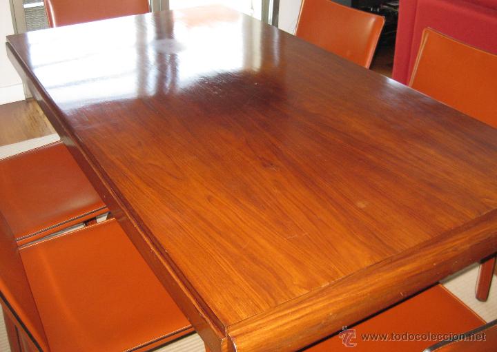 Antig&uuml;edades: GRAN MESA DE COMEDOR ART DECO EN MADERA DE PALISANDRO - Foto 9