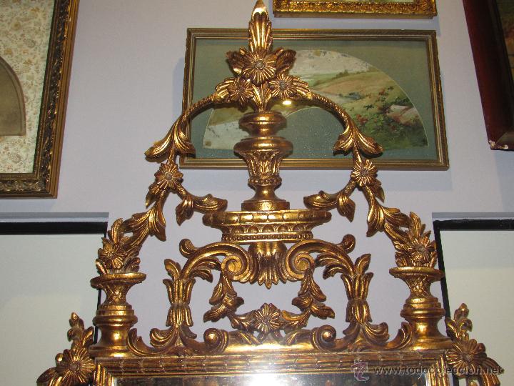 Antig&uuml;edades: MUY BONITO ESPEJO DE MADERA - Foto 3