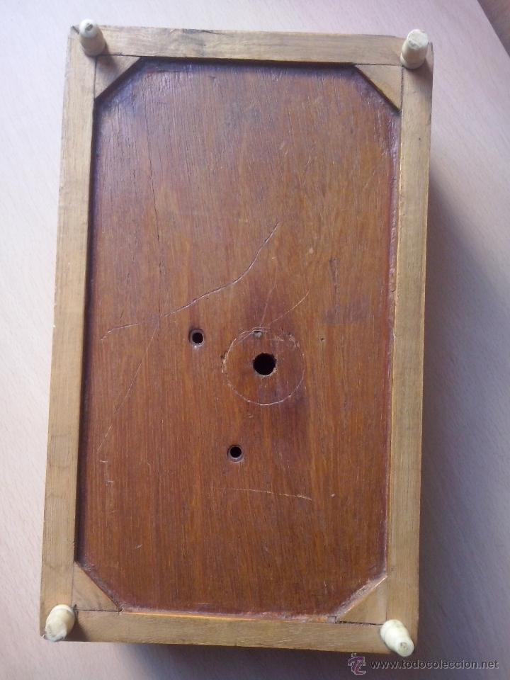 Antig&uuml;edades: caja de taracea de hueso y nacar - Foto 9