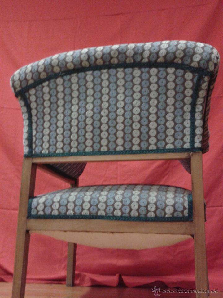 Antig&uuml;edades: Sill&oacute;n confidente de oficina - Foto 2