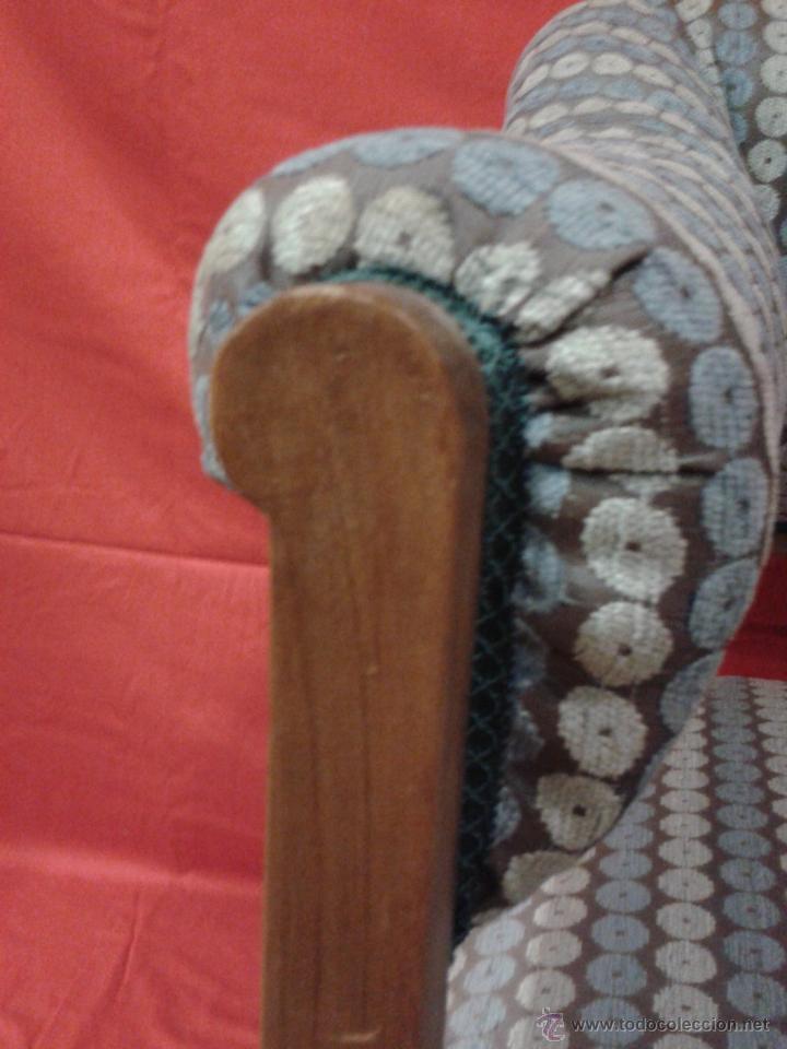Antig&uuml;edades: Sill&oacute;n confidente de oficina - Foto 5