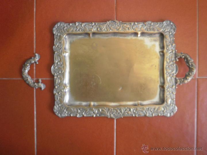 Antig&uuml;edades: Bandeja y jarras de Sheffield. - Foto 7