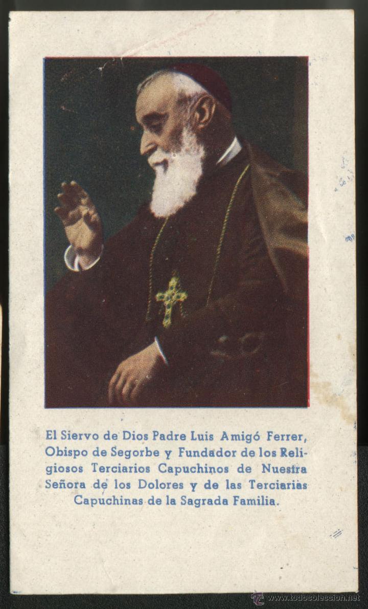 Antig&uuml;edades: PADRE LUIS AMIGO FERRER - ESTAMPITA - Foto 1
