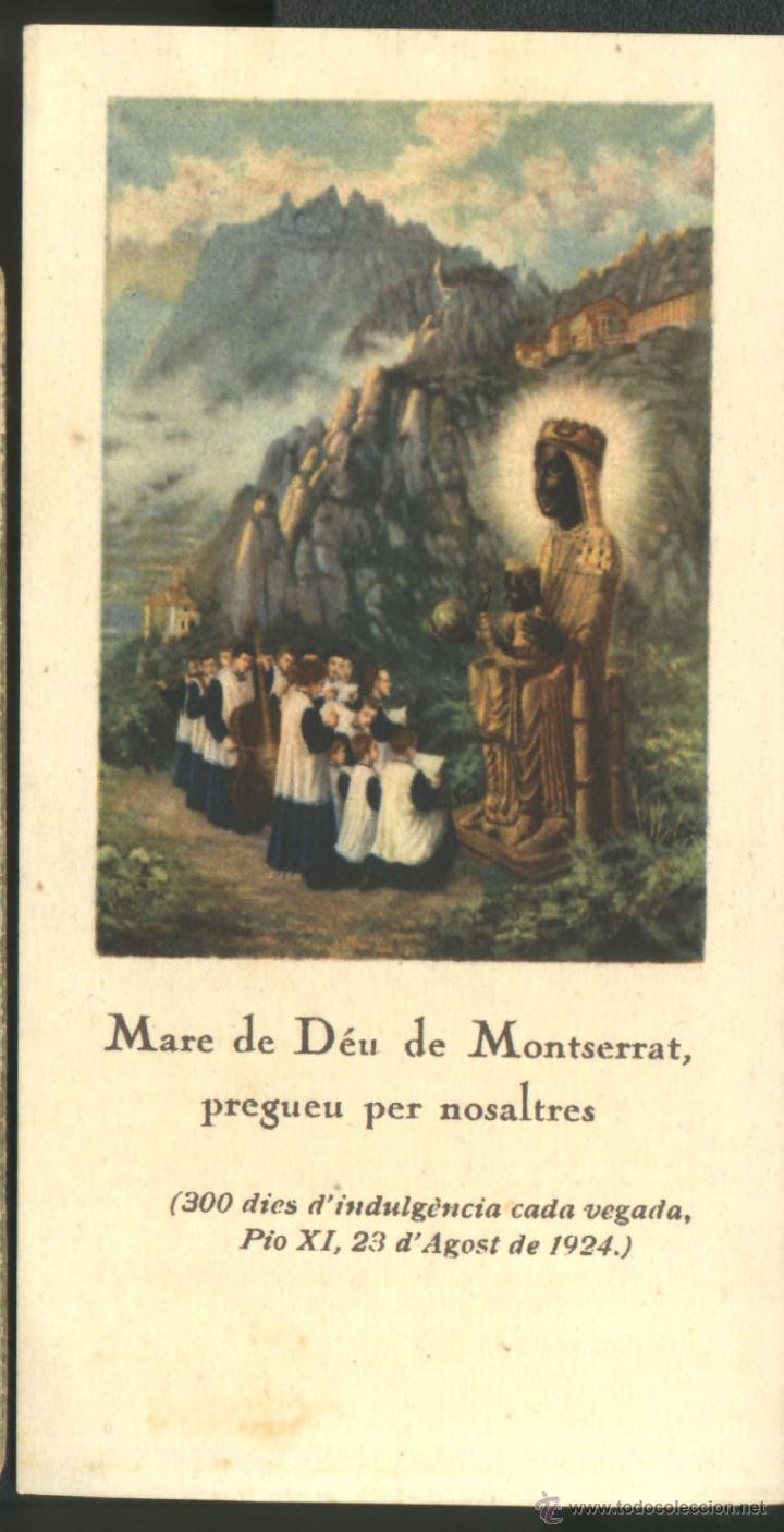 Antig&uuml;edades: MARE DE DEU DE MONTSERRAT - ESTAMPITA - Foto 1