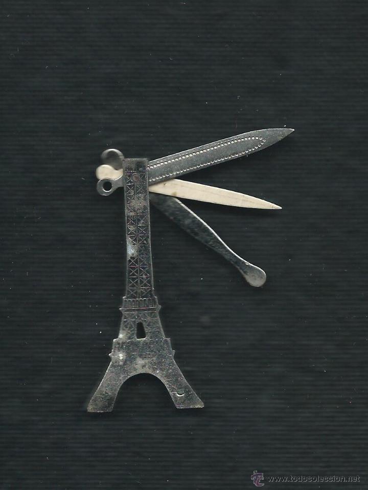 Antig&uuml;edades: Lima de u&ntilde;as forma torre eifel. 1930? - Foto 1