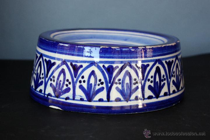 Antig&uuml;edades: Escupidera antigua (azul/blanco) - Foto 2