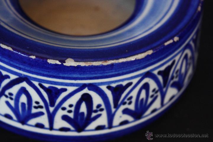 Antig&uuml;edades: Escupidera antigua (azul/blanco) - Foto 3