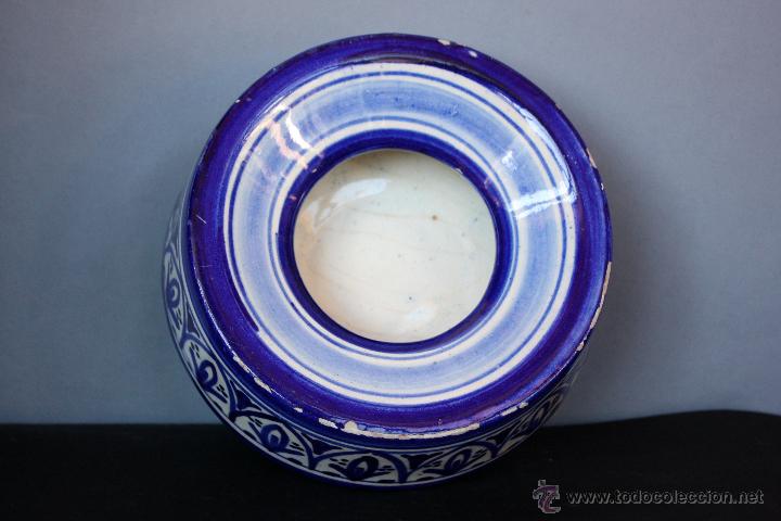 Antig&uuml;edades: Escupidera antigua (azul/blanco) - Foto 4