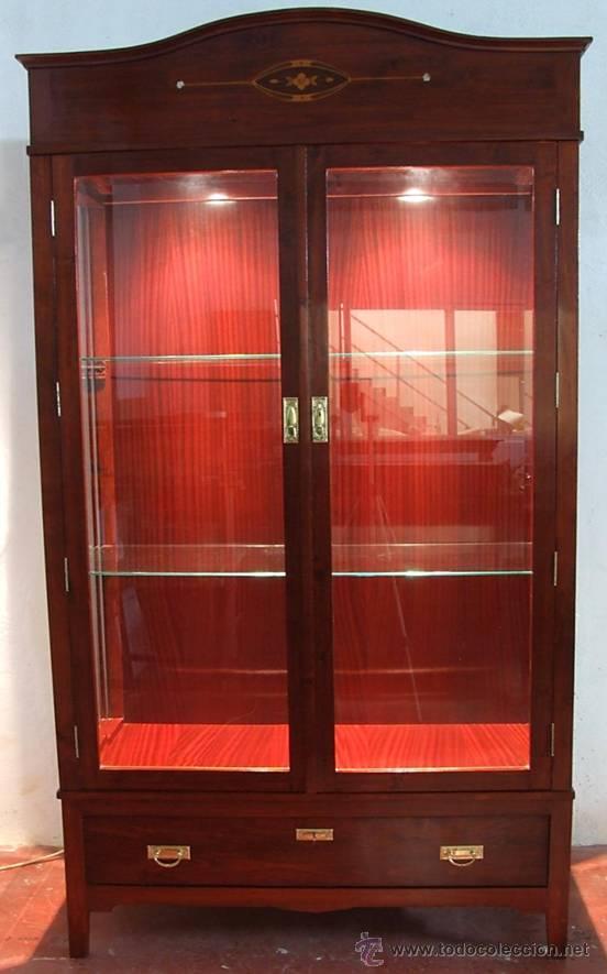 Antig&uuml;edades: VITRINA DE ESTILO MODERNISTA - Foto 3