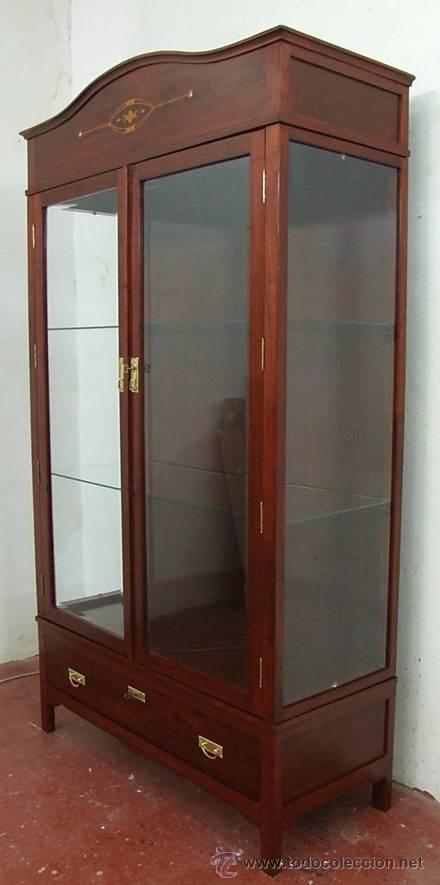 Antig&uuml;edades: VITRINA DE ESTILO MODERNISTA - Foto 4