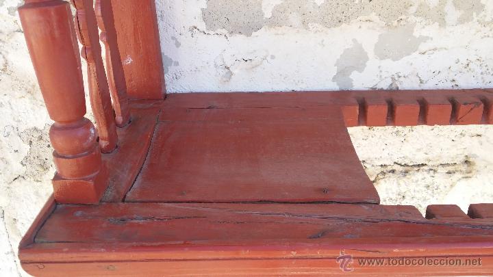 Antig&uuml;edades: antigua platera en madera, - Foto 3