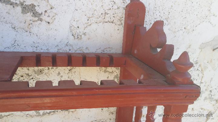 Antig&uuml;edades: antigua platera en madera, - Foto 6