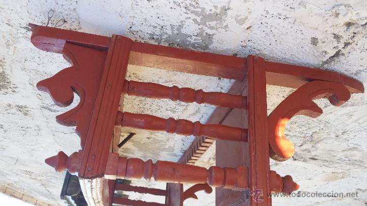 Antig&uuml;edades: antigua platera en madera, - Foto 11