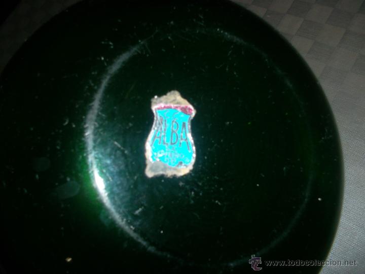 Antig&uuml;edades: bonito jarron de cristal con plata incrustada - Foto 3