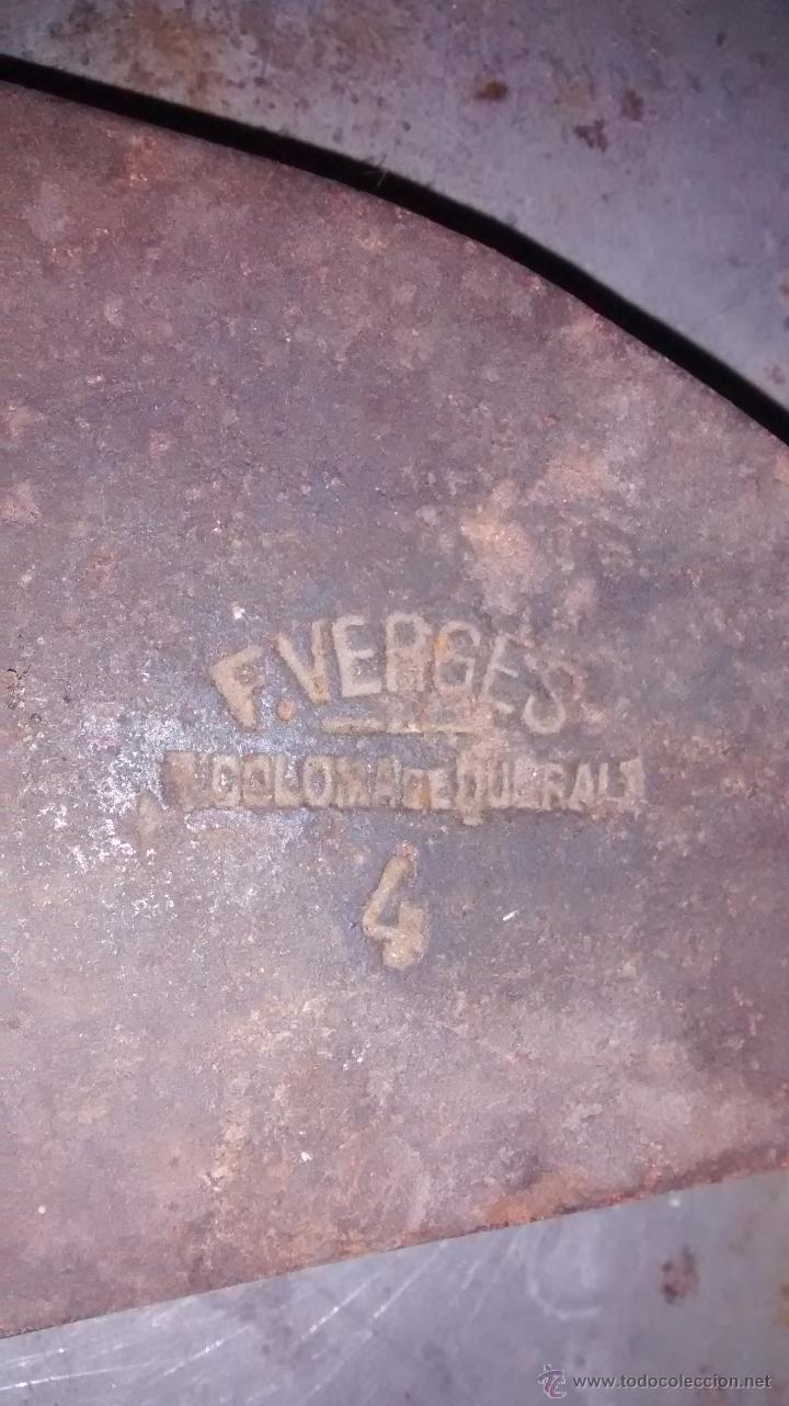 Antig&uuml;edades: Hacha antigua, 21 cm, con marca - Foto 2