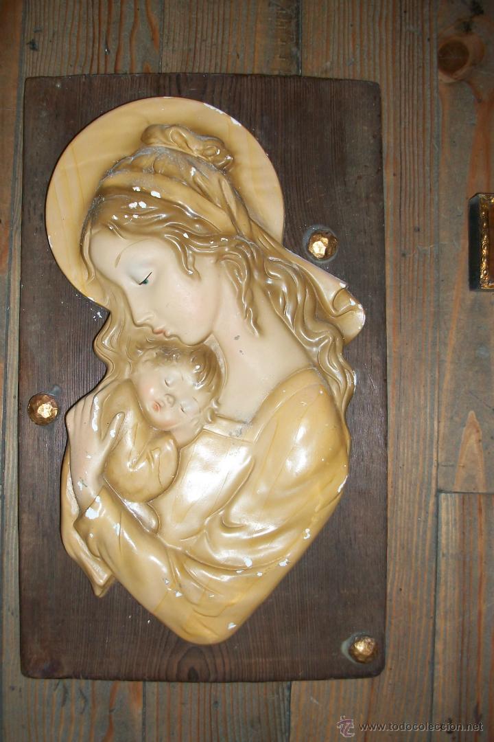 Antig&uuml;edades: CRUZ Y VIRGEN MARIA - Foto 2