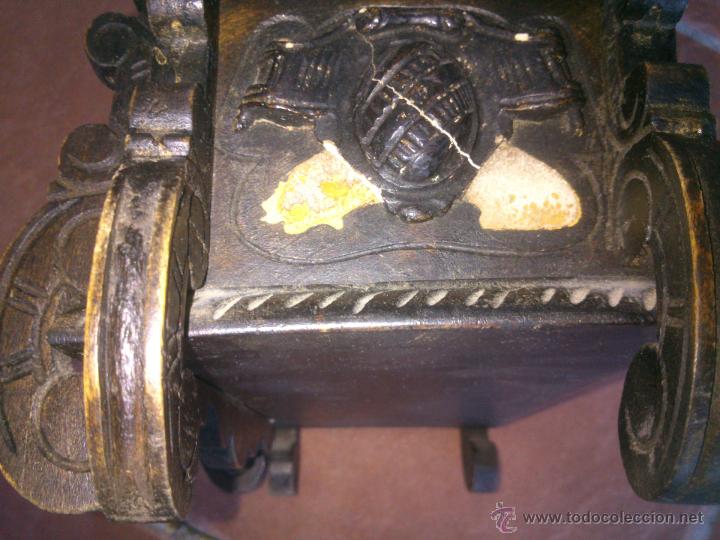 Antig&uuml;edades: COFRE TALLADO A MANO EN MADERA PARA RESTAURAR - Foto 6