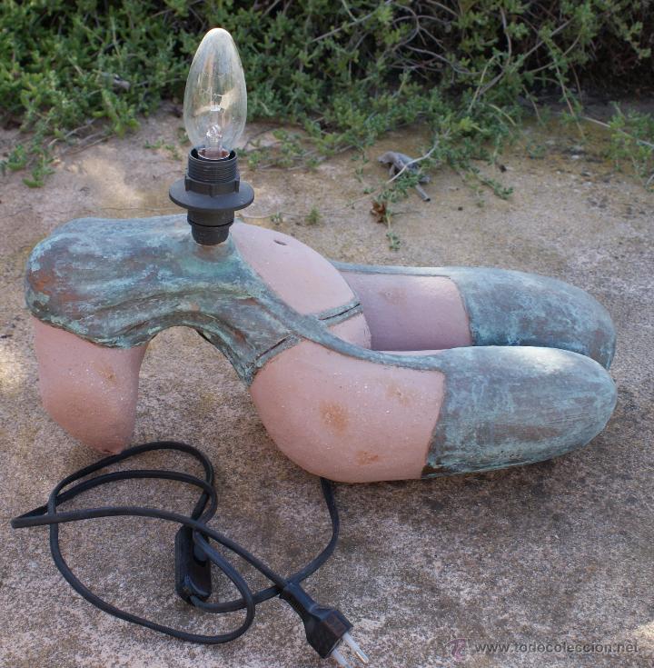 Antig&uuml;edades: escultura lampara - Foto 2