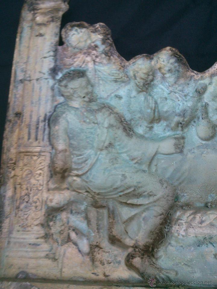 Antig&uuml;edades: PLACA CHAPA EN RELIEVE ULTIMA CENA DE JESUS - Foto 7
