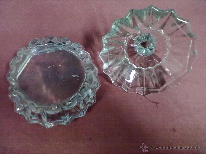 Antig&uuml;edades: POLVERA BOMBONERA CRISTAL - Foto 3