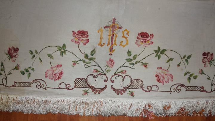 Antig&uuml;edades: FRONTAL DE ALTAR , PINTADO A MANO - Foto 1