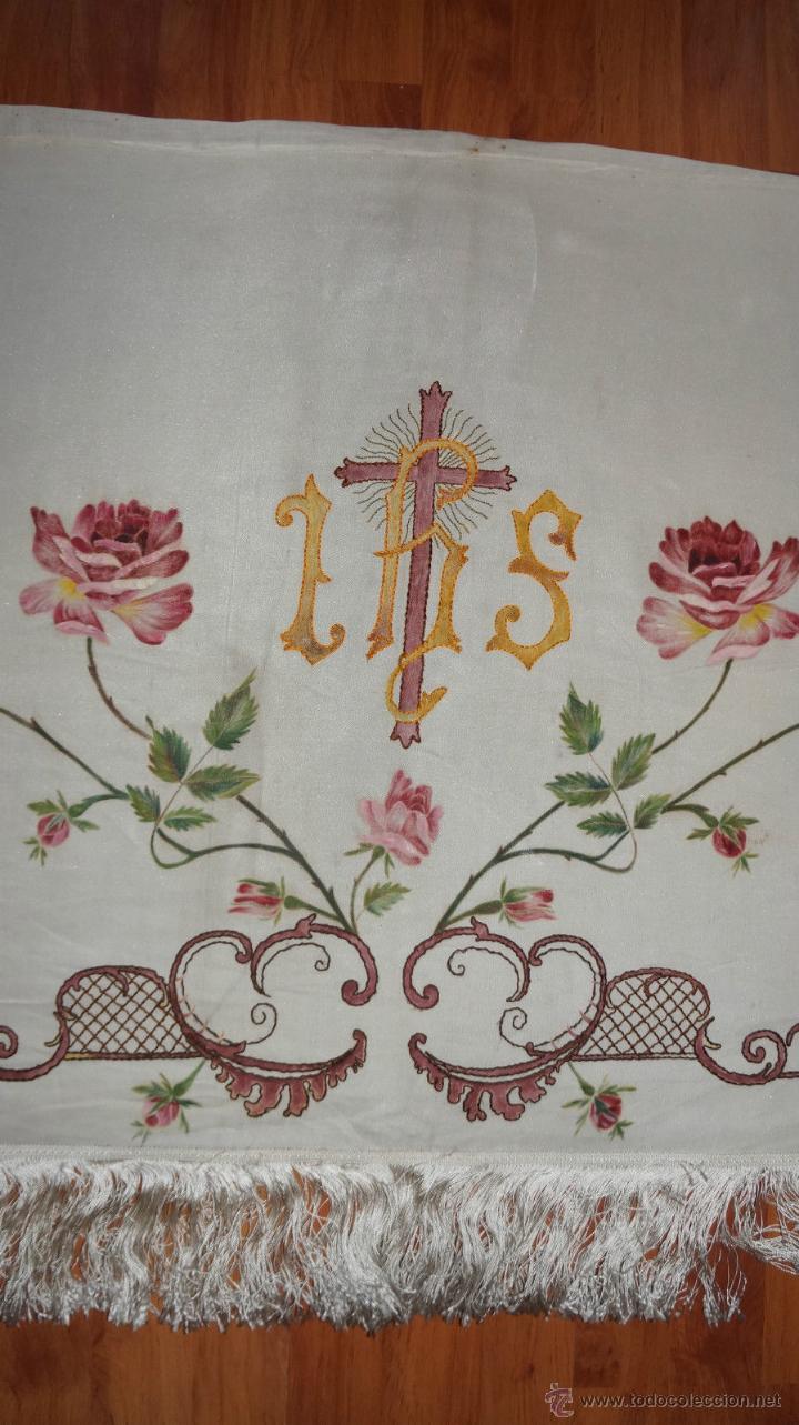 Antig&uuml;edades: FRONTAL DE ALTAR , PINTADO A MANO - Foto 4