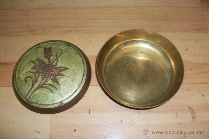 Antig&uuml;edades: ANTIGUA CAJA DE BRONCE - Foto 2