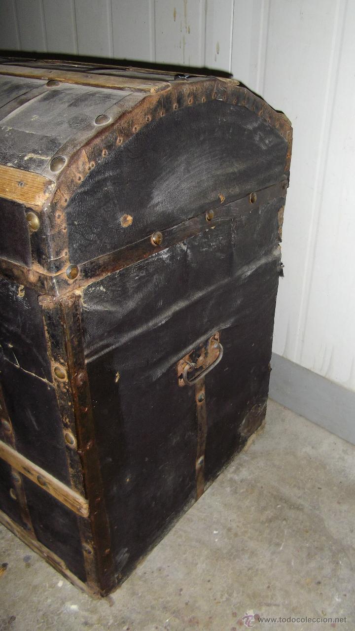 Antig&uuml;edades: ANTIGUO BAUL DE GRAN CAPACIDAD - Foto 3