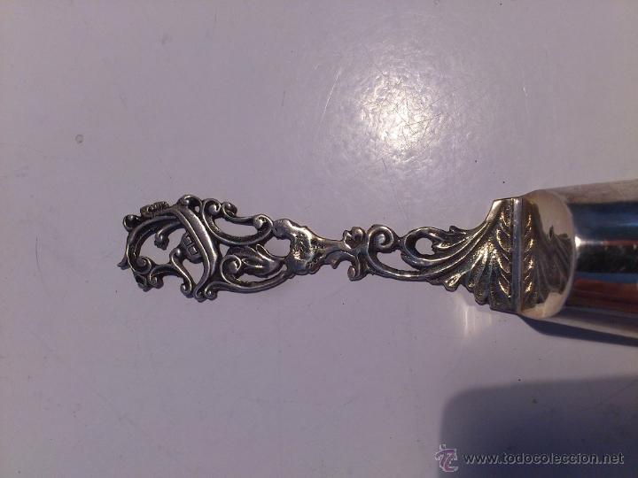 Antig&uuml;edades: Cuchara Azucar Plata 800 Largo 12cm - Foto 3