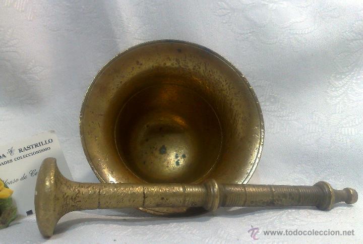 Antig&uuml;edades: ANTIGUO ALMIREZ EN BRONCE - Foto 4