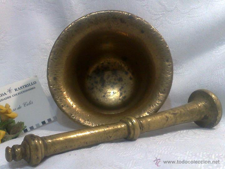 Antig&uuml;edades: ANTIGUO ALMIREZ EN BRONCE, FIRMADO, - Foto 9