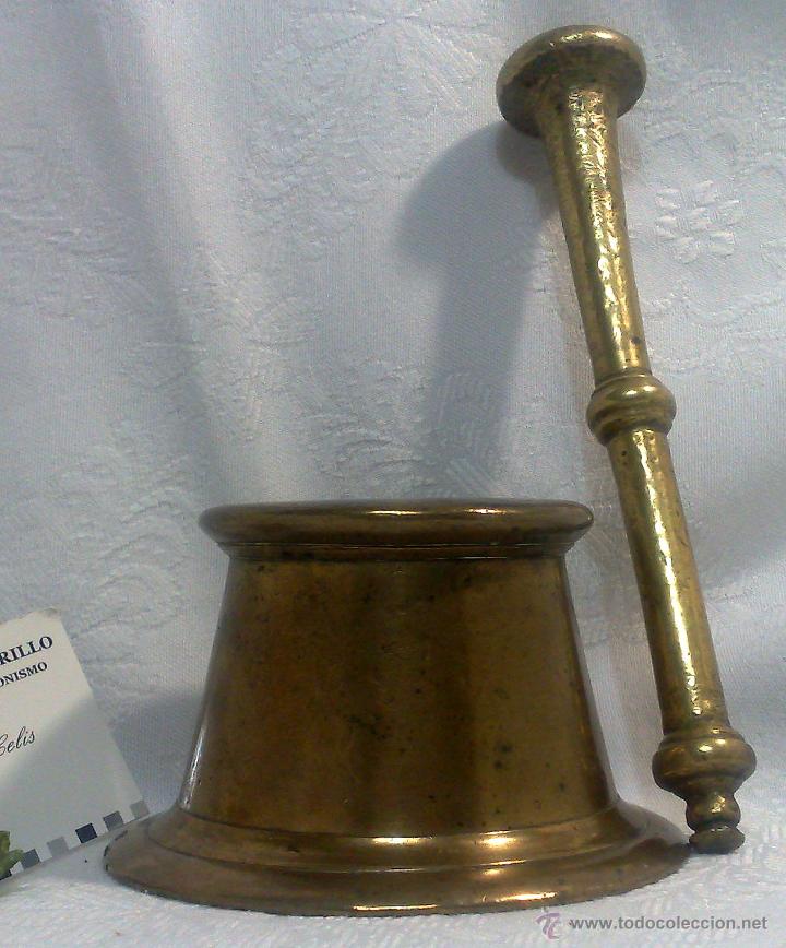 Antig&uuml;edades: ANTIGUO ALMIREZ EN BRONCE, FIRMADO, - Foto 13
