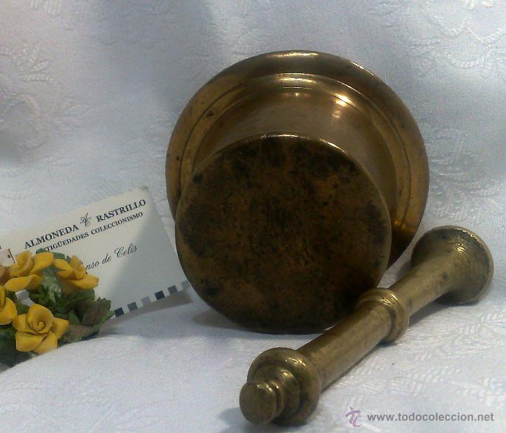 Antig&uuml;edades: ANTIGUO ALMIREZ EN BRONCE, FIRMADO, - Foto 14