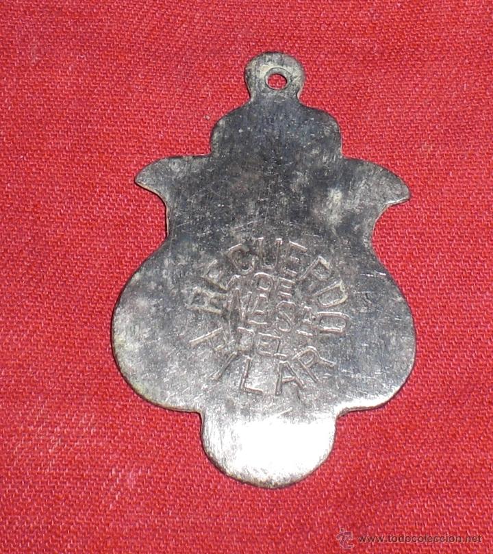 Antig&uuml;edades: Medalla de Plata Virgen del pilar 1900 - Foto 2