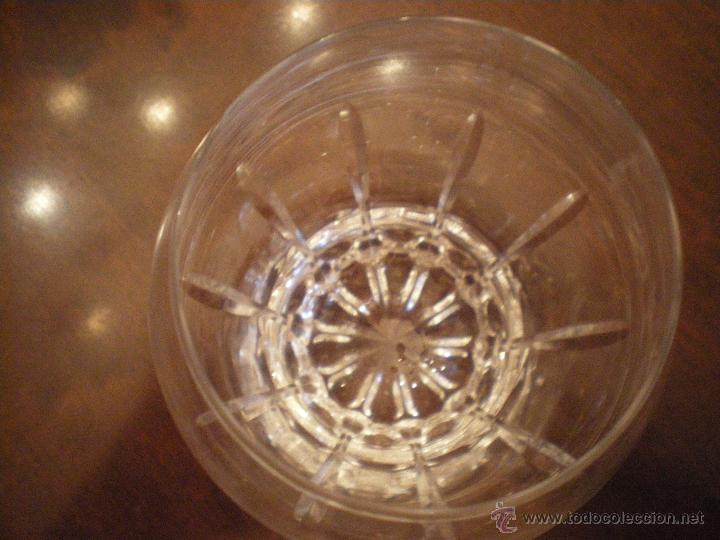 Antig&uuml;edades: copas de co&ntilde;ac de cristal tallado - Foto 5