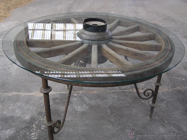 Antig&uuml;edades: MESA DE UNA RUEDA - Foto 1