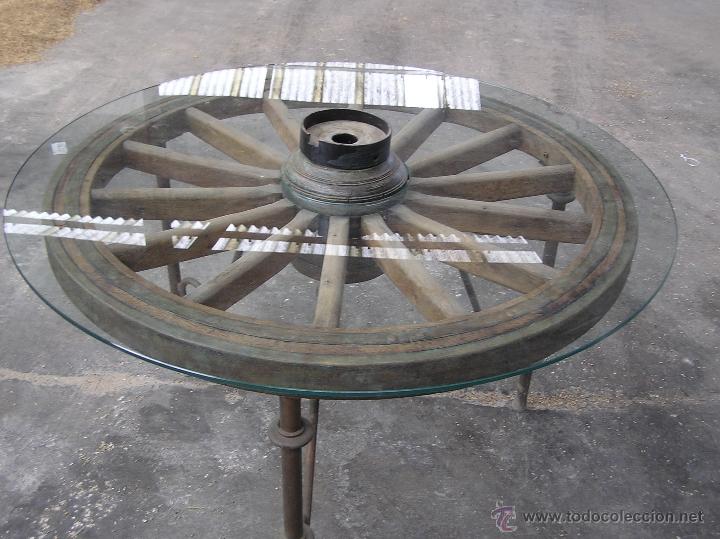 Antig&uuml;edades: MESA DE UNA RUEDA - Foto 3