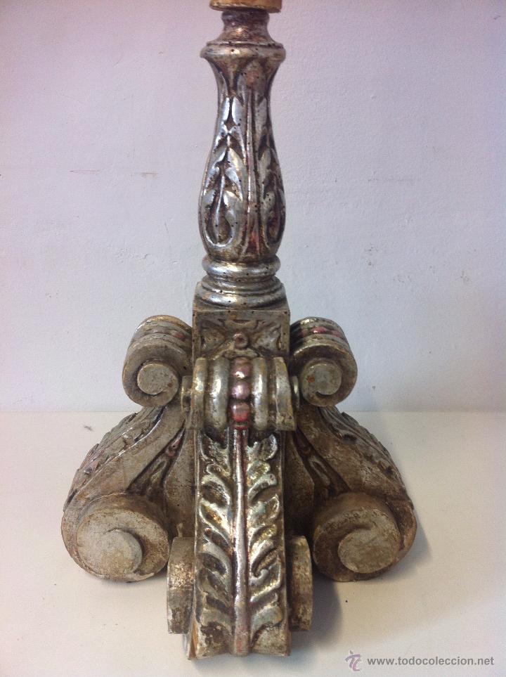 Antig&uuml;edades: antiguo candelabro plateado - Foto 3