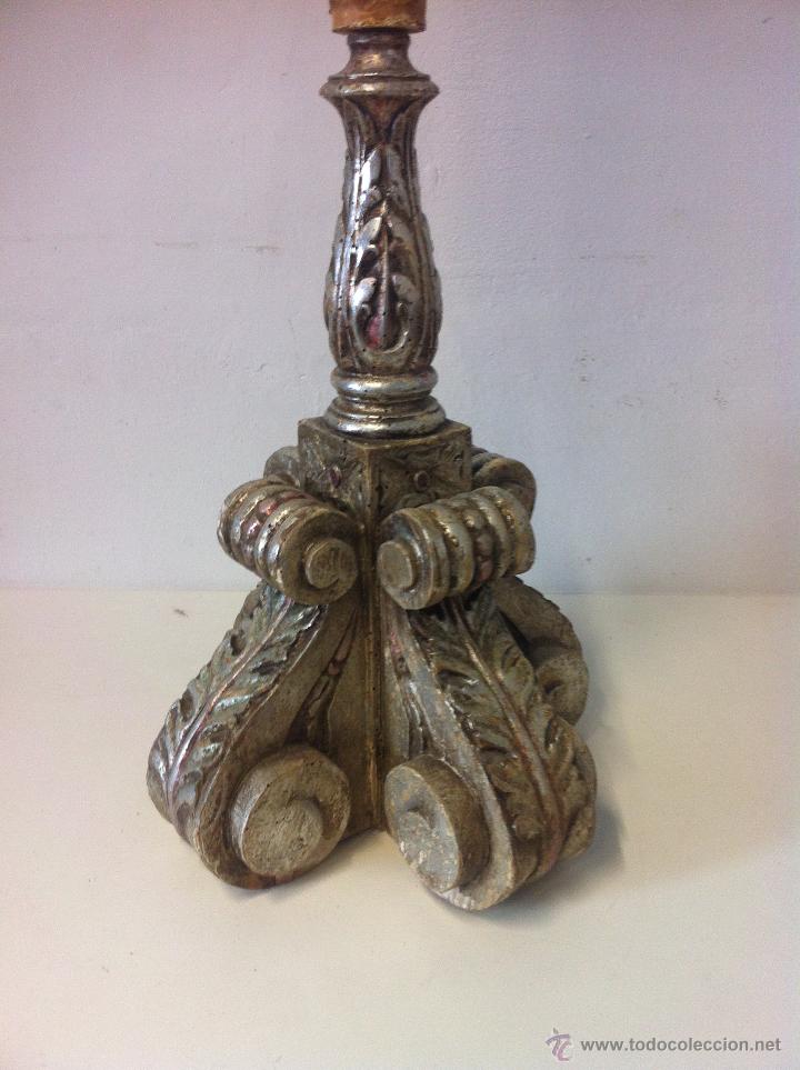 Antig&uuml;edades: antiguo candelabro plateado - Foto 4
