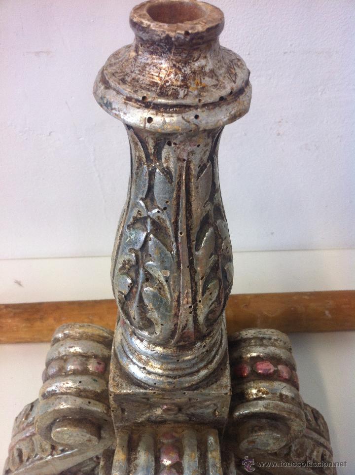 Antig&uuml;edades: antiguo candelabro plateado - Foto 5