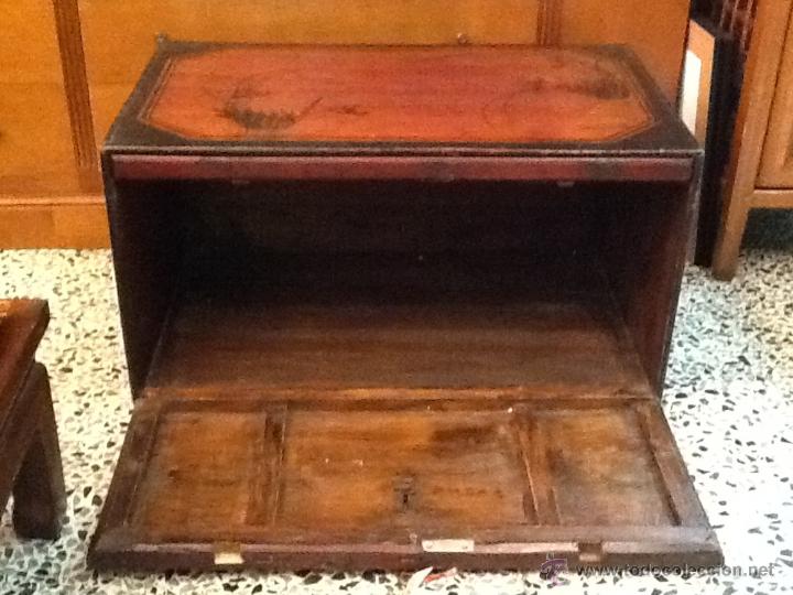 Antig&uuml;edades: Ba&uacute;l antiguo de madera - Foto 3