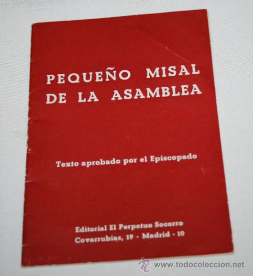 Antig&uuml;edades: PEQUE&Ntilde;O MISAL DE LA ASAMBLEA, 1965 - Foto 1