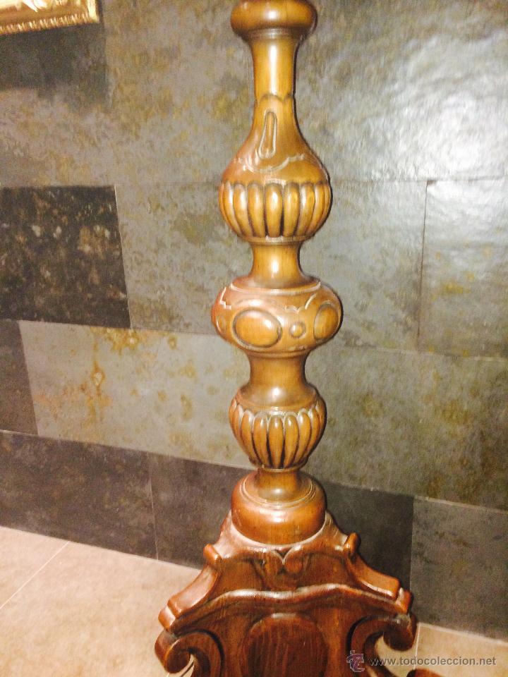 Antig&uuml;edades: ANTIGUA Y ROBUSTA LAMPARA DE PIE - Foto 5