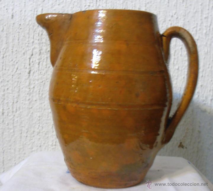 Antig&uuml;edades: JARRA DE BARRO VIDRIADO 1500 ML - Foto 1