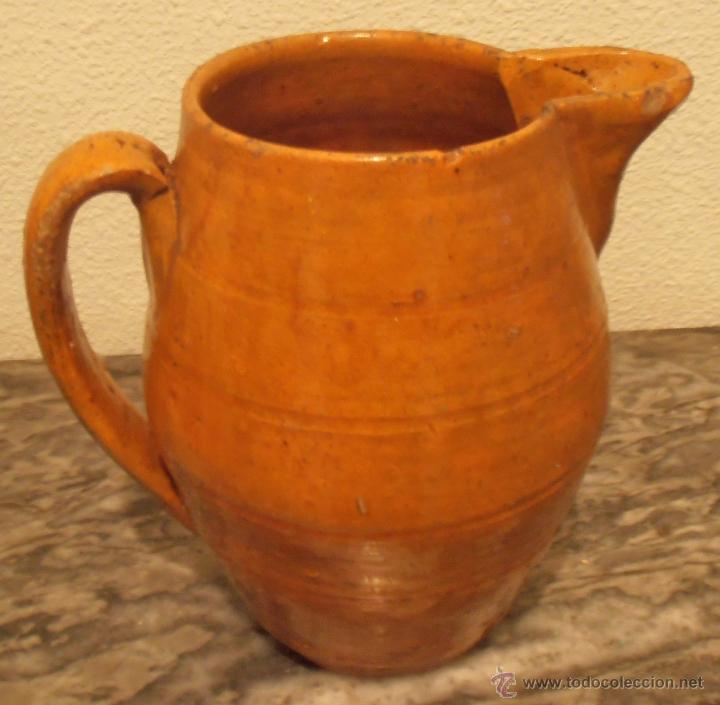 Antig&uuml;edades: JARRA DE BARRO VIDRIADO 1500 ML - Foto 5