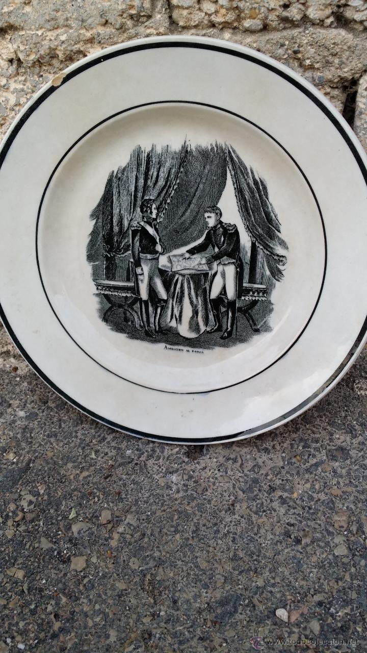 Antig&uuml;edades: antiguo plato de cartagena, ambicion al poder, sellado. - Foto 1