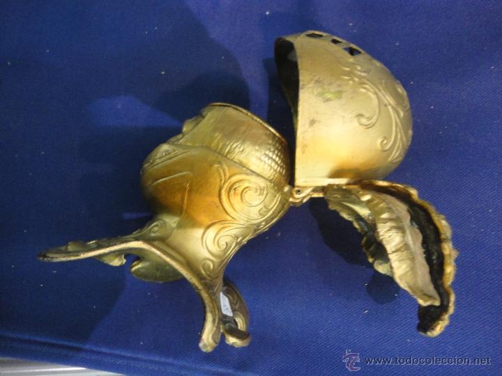 Antig&uuml;edades: * MAGNIFICO TINTERO CON FORMA DE GUERRERO MEDIEVAL - Foto 4