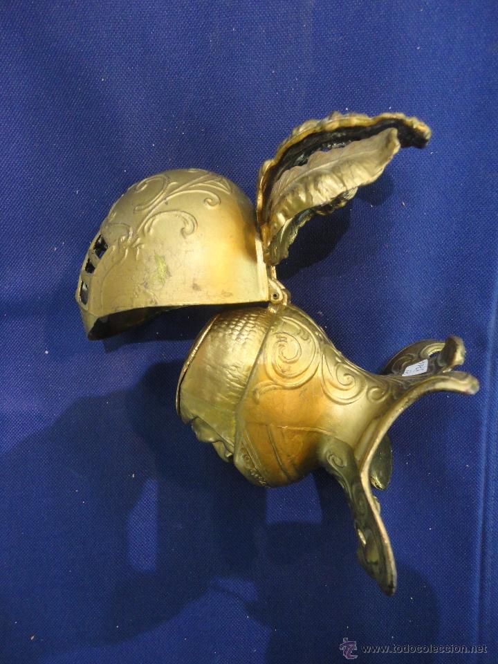 Antig&uuml;edades: * MAGNIFICO TINTERO CON FORMA DE GUERRERO MEDIEVAL - Foto 5